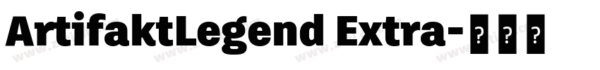 ArtifaktLegend Extra字体转换